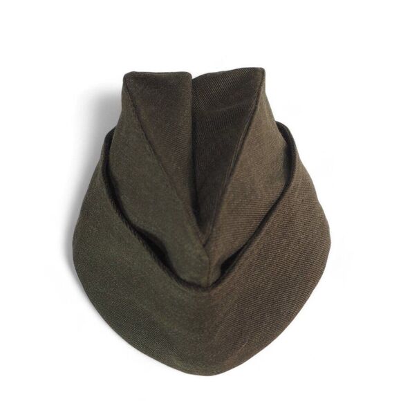 DSCP Valor Collection Marine Corps Garrison Wool Blend Cap Women's 21 1/2 - Picture 4 of 9